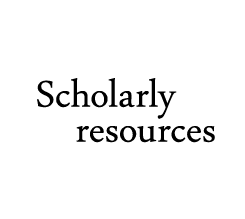 Scholarly resources