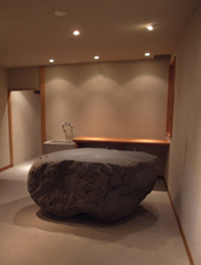 花屋 十津川石の作業台 120210-3.jpg