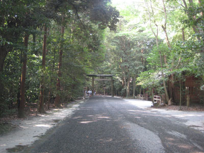 伊勢神宮　外宮の参道