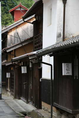 大森地区の町並み