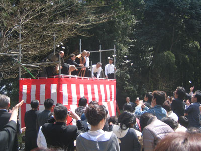 餅まき